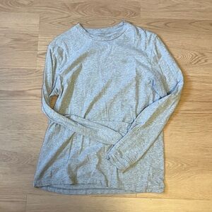 RVCA Gray Long Sleeve Tee